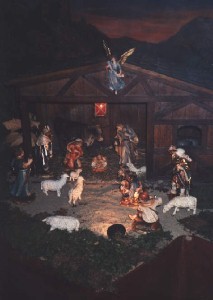 Foto der Krippe in Christk&ouml;nig