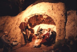 Foto der Krippe in der Erl&ouml;serkirche