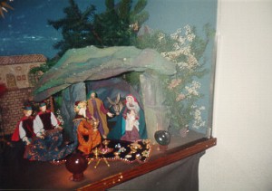 Foto der Krippe in Maria Stern