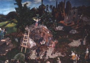 Foto der Krippe in der St.-Anna-Kirche