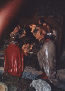 Foto der Krippe in St. Anton
