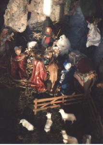 Foto der Krippe in St. Franziskus