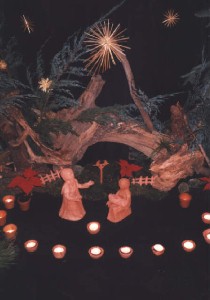 Foto der Krippe in St. Lukas