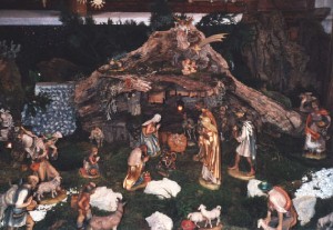 Foto der Krippe in St. Peter und Paul