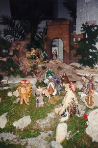 Foto der Krippe in St. Peter und Paul