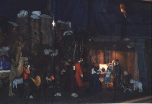Foto der Krippe in St. Pius