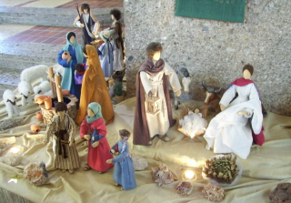 Foto der Krippe in St. Thomas in Kriegshaber