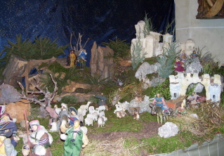 Foto der Krippe in St. Ulrich und Afra