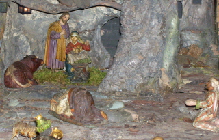 Foto der Krippe in der Ulrichskirche