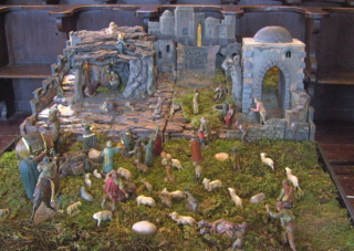 Foto der Krippe in der Ulrichskirche