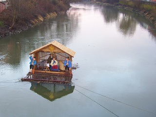 Foto der Flosskrippe in Donauw&ouml;rth