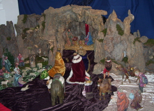 Foto der Krippe in Heilig Kreuz in Donauw&ouml;rth