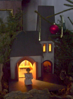 Foto vom segnenden Engel inSt. Nikolaus in Oberndorf 