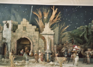 Foto der Krippe in der Sch&ouml;nenbergkirche in Ellwangen