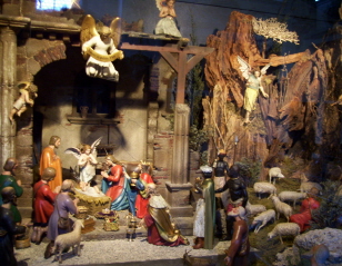 Foto der Krippe in St. Magdalena in F&uuml;rstenfeldbruck