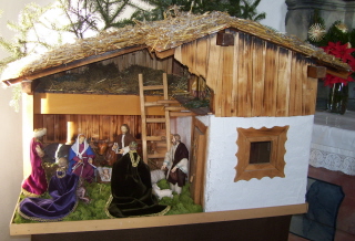 Foto der Krippe in St. jakob in Germaring