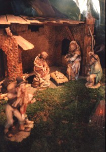 Foto der Krippe in St. Jakobus in Gersthofen