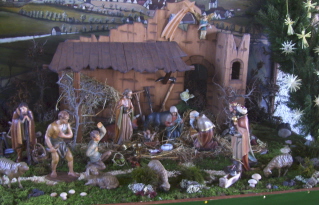 Foto der Krippe in St. Maria in Giengen