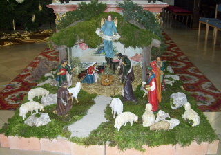 Foto der Krippe in St. Martin in Oberstotzingen