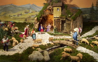 Foto der Krippe in St. Peter und Paul in Niederstotzingen