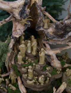 Foto der Krippe in der Stadtkirche in Giengen
