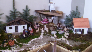 Foto der Krippe in St. Lukas in Ingolstadt