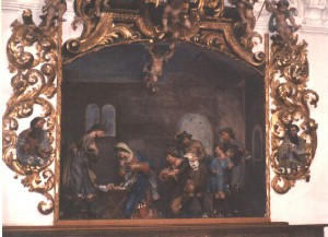 Foto der rechten Krippe in Mari&auml; Himmelfahrt in Kirchhaslach