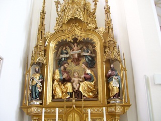 Foto der Krippe in Mari&auml; Himmelfahrt in Bad T&ouml;lz