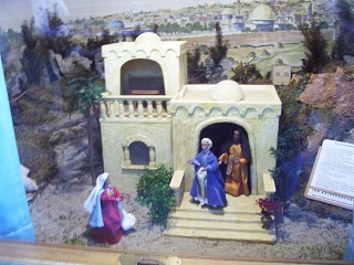 Foto der Jahreskrippe in St. Pankratius in Reit im Winkel
