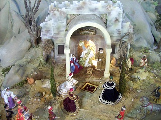 Foto der Krippe in St. Stephan in Pfaffenhausen