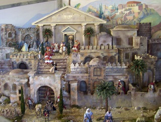 Foto der Krippe in St. Stephan in Pfaffenhausen