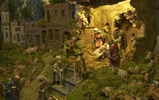 Foto der Krippe in St. Johannes Baptist in Kloster Holzen