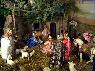 Foto der Krippe in Maria-Hilf in Klosterlechfeld