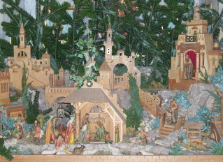 Foto der Krippe in St. Nikolaus in Langenreichen