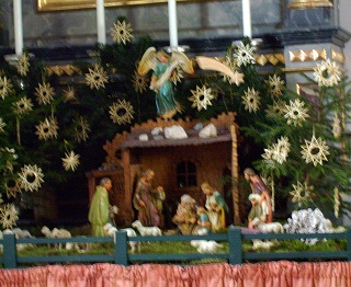 Foto der Krippe in St. Ursula in Rommelsried