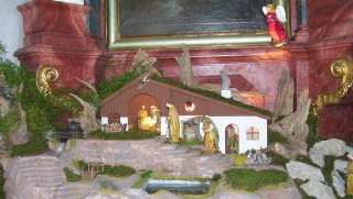 Foto der Krippe in St. Laurentius in Ehingen