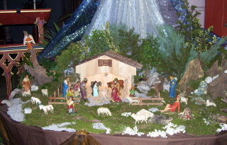 Foto der Krippe in St. Ulrich in K&ouml;nigsbrunn