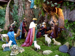 Foto der Krippe in St. Vitus in Steinekirch