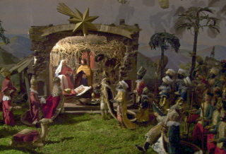 Foto der Krippe in St. Peter und Paul in Thierhaupten