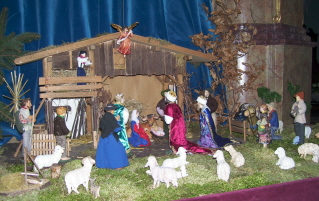 Foto der Krippe in St. Georg in Westendorf