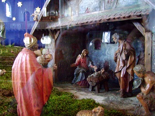 Foto der Krippe in Maria Immaculata in Zusmarshausen