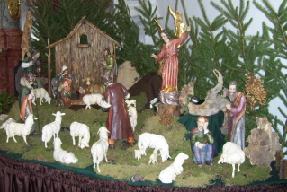 Foto der Krippe im Kloster Maria Medingen 