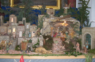 Foto der Krippe in St. Georg in Unterbechingen