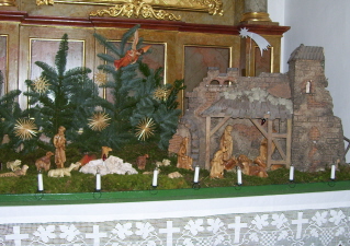 Foto der Krippe in St. Michael in oberbechingen