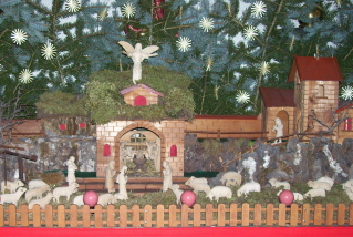 Foto der Krippe in St. Nikolaus in Landshausen