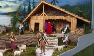 Foto der Krippe in St. Martin in Lamerdingen