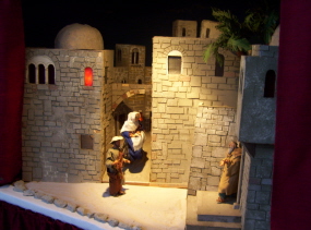 Foto der Krippe in St. Ulrich in Kaufbeuren