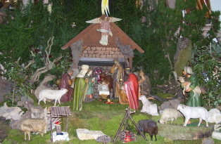 Foto der Krippe in St. Georg in Reimlingen