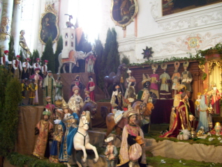 Foto der Jesuitenkrippe in Mindelheim