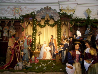 Foto der Jesuitenkrippe in Mindelheim